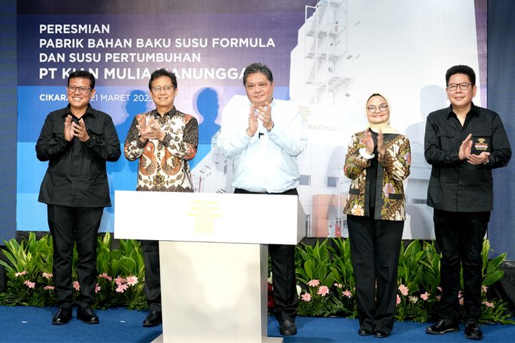 Resmi! Pabrik Bahan Baku Susu Pertama Berdiri di Kawasan EJIP